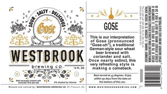 Beer Westbrook Gose