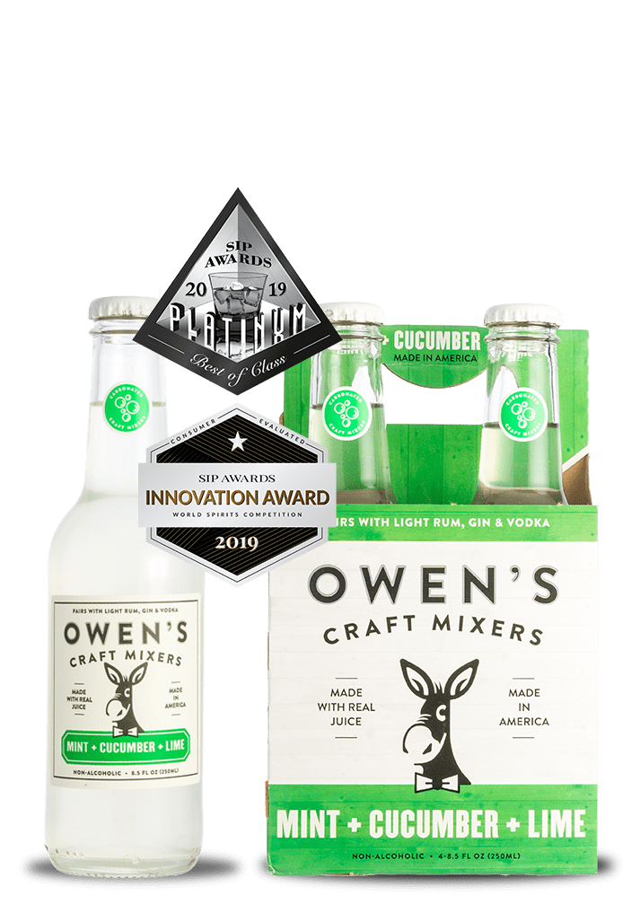 Cocktail Mixer Owen's Craft Mixers Mint Cucumber + Lime 250ml