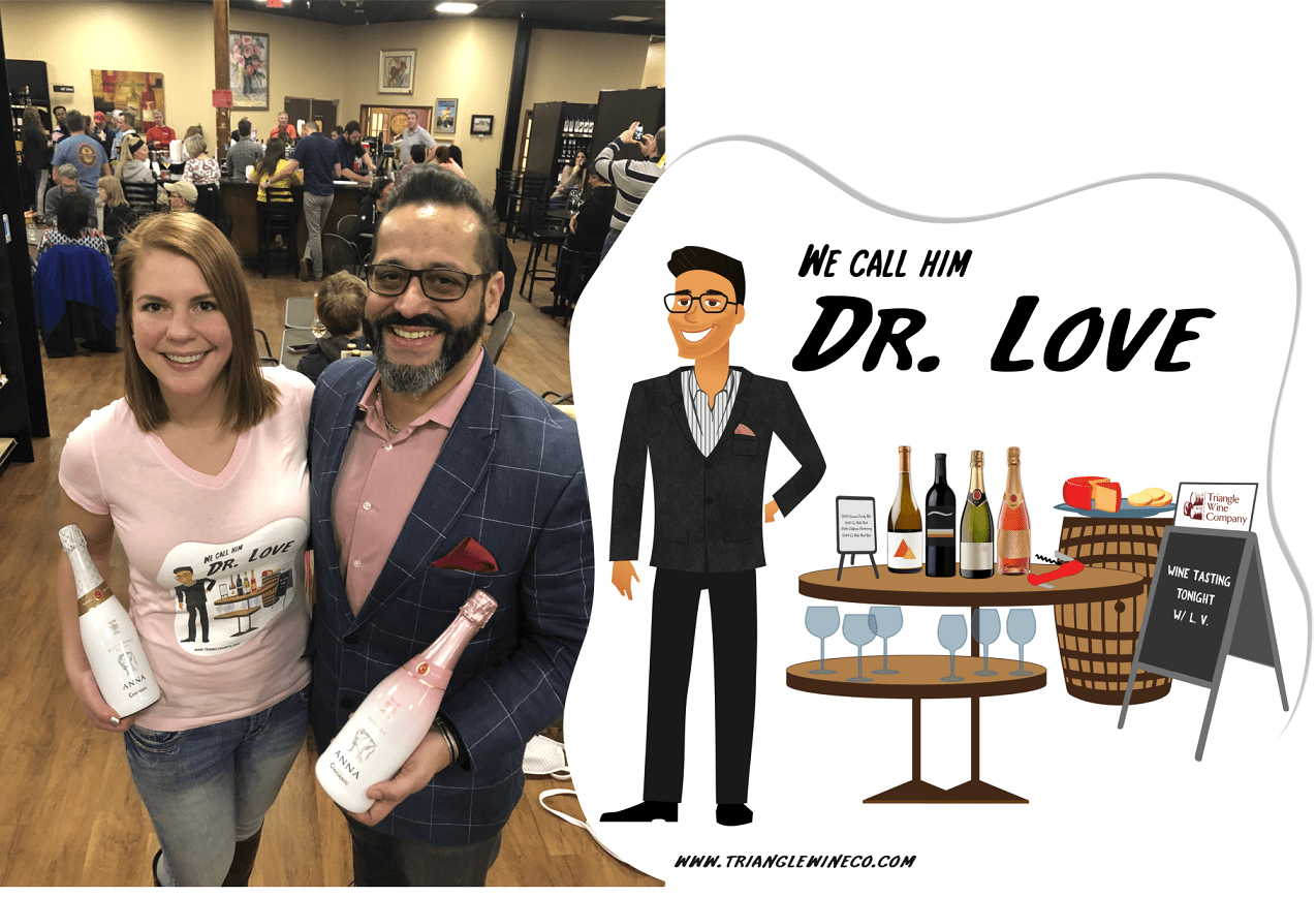 Triangle Wine Company Laurence Vuelta Tee Merch