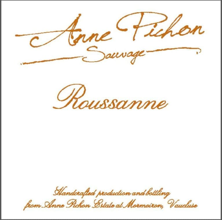 Wine Anne Pichon Roussanne Sauvage