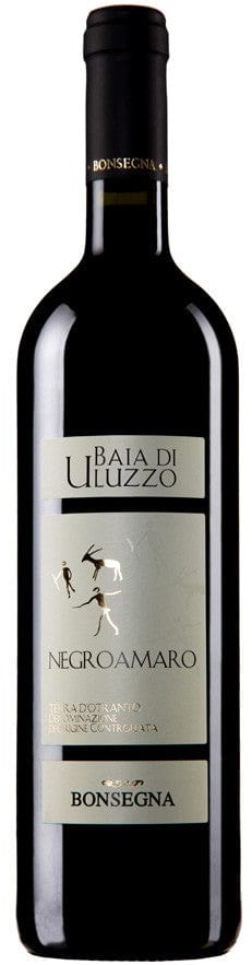 Wine Bonsegna Alessandro Baia di Uluzzo Negroamaro Terra d'Otranto Rosso DOC