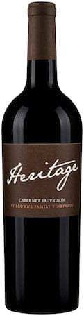 Wine Browne Family Heritage Cabernet Sauvignon Columbia Valley