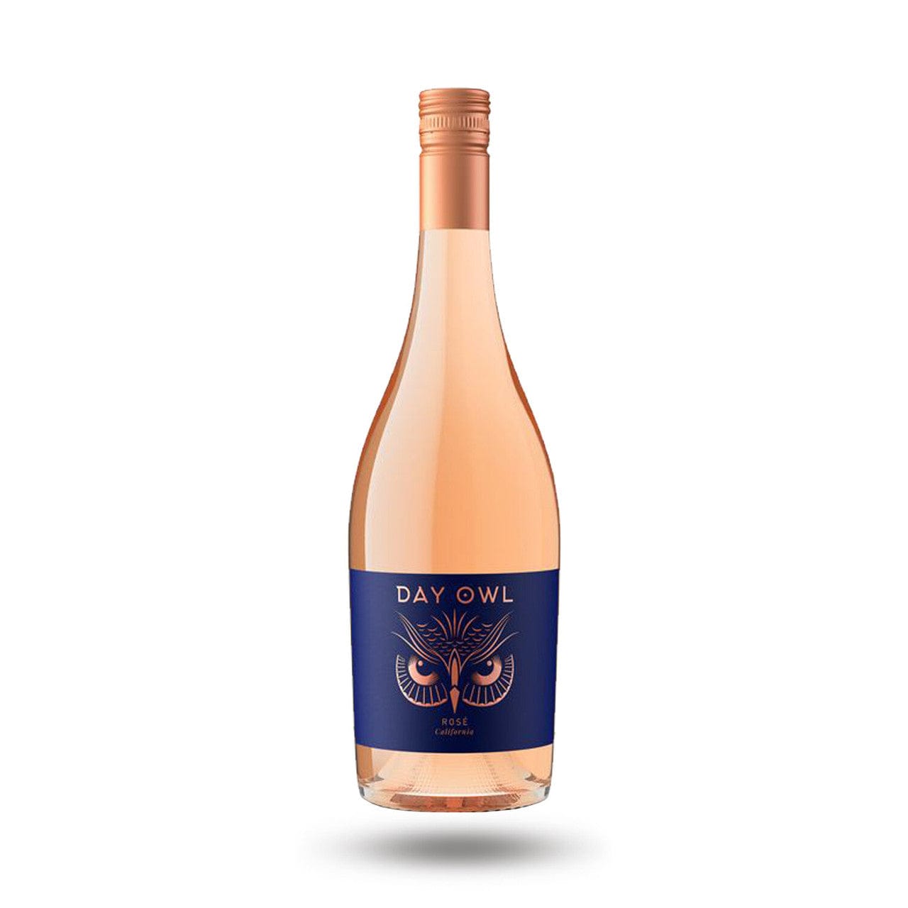 Wine Day Owl Rose