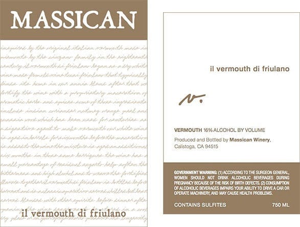 Wine Massican Il Vermouth di Friulano