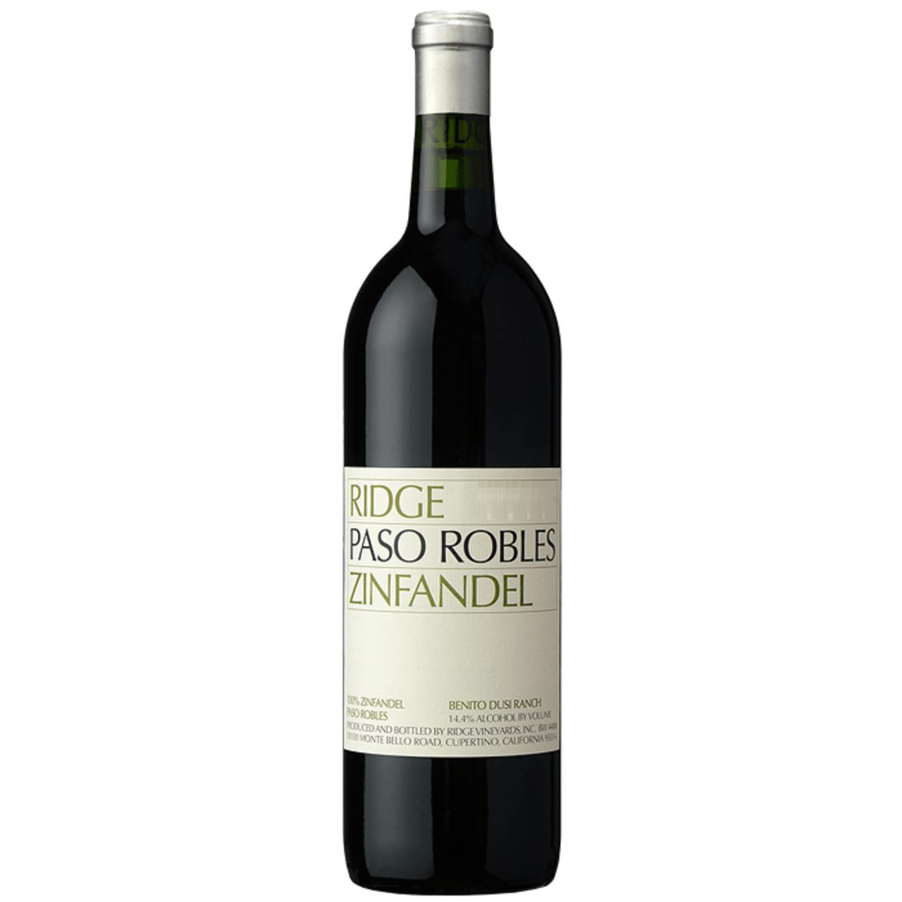 Wine Ridge Paso Robles Zinfandel