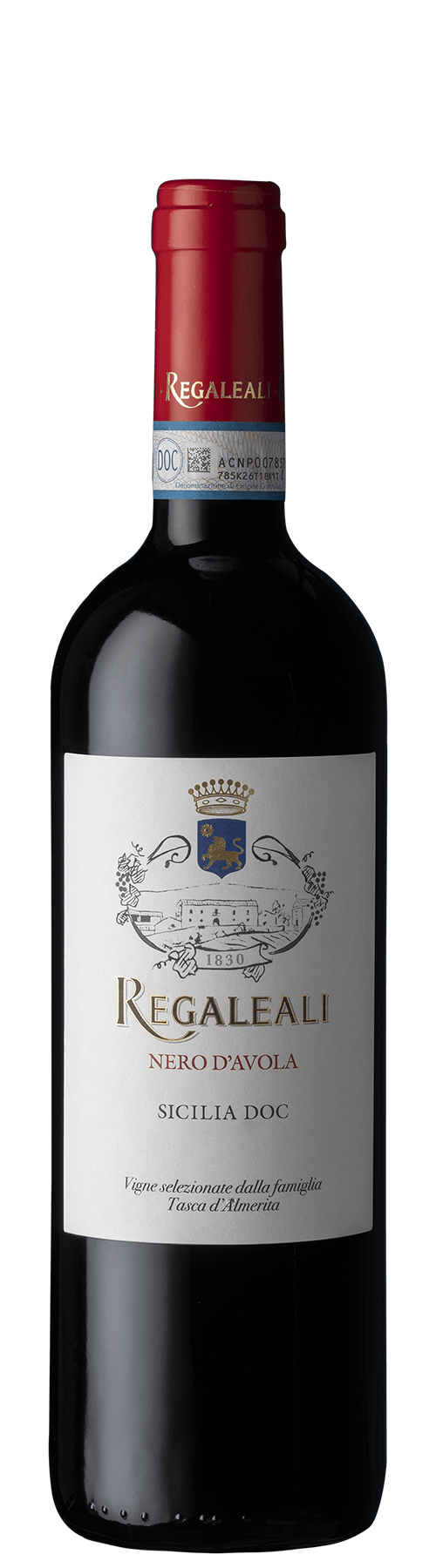 Wine Tasca d'Almerita Regaleali Nero d'Avola Sicila DOC