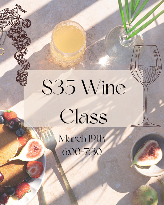 (03/19/25) $35 Wine Class w/ UVA Imports-Cary