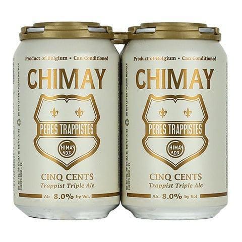 Beer Chimay White Cinq Cents Triple Ale Cans