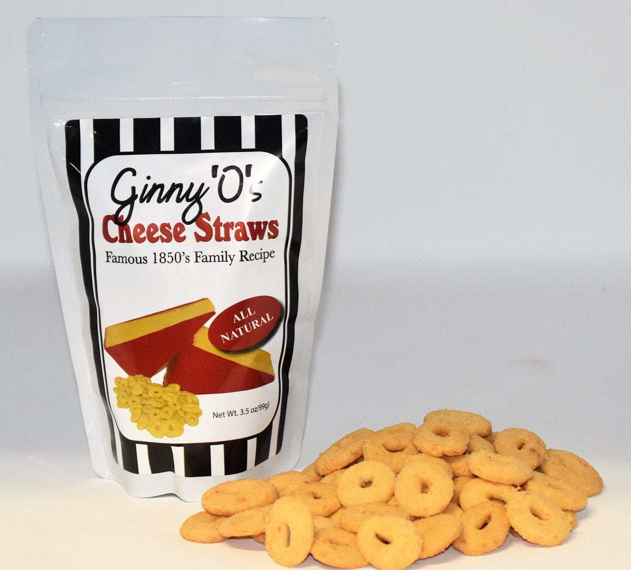 Cheese Snacks Ginny O's Original Cheese Straws 3.5oz