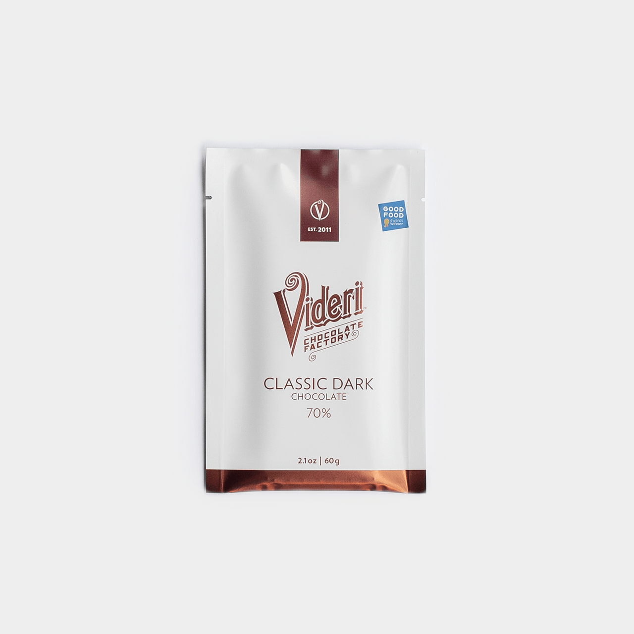 Chocolate Videri 70% Classic Dark Chocolate Bar