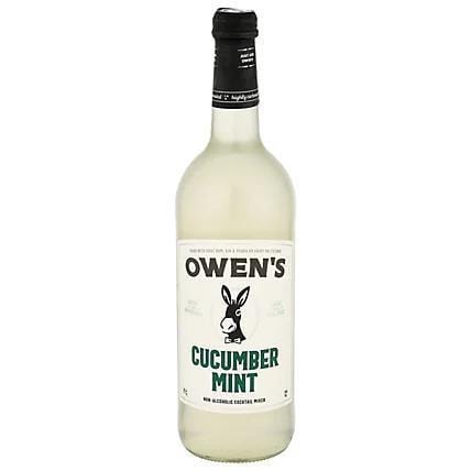 Cocktail Mixer Owen's Craft Mixers Cucumber Mint