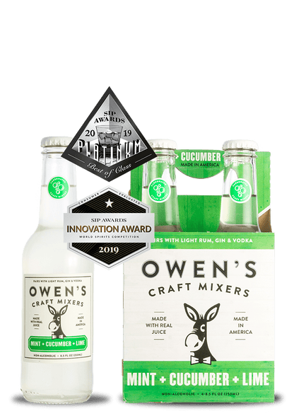 Cocktail Mixer Owen's Craft Mixers Mint Cucumber + Lime 250ml
