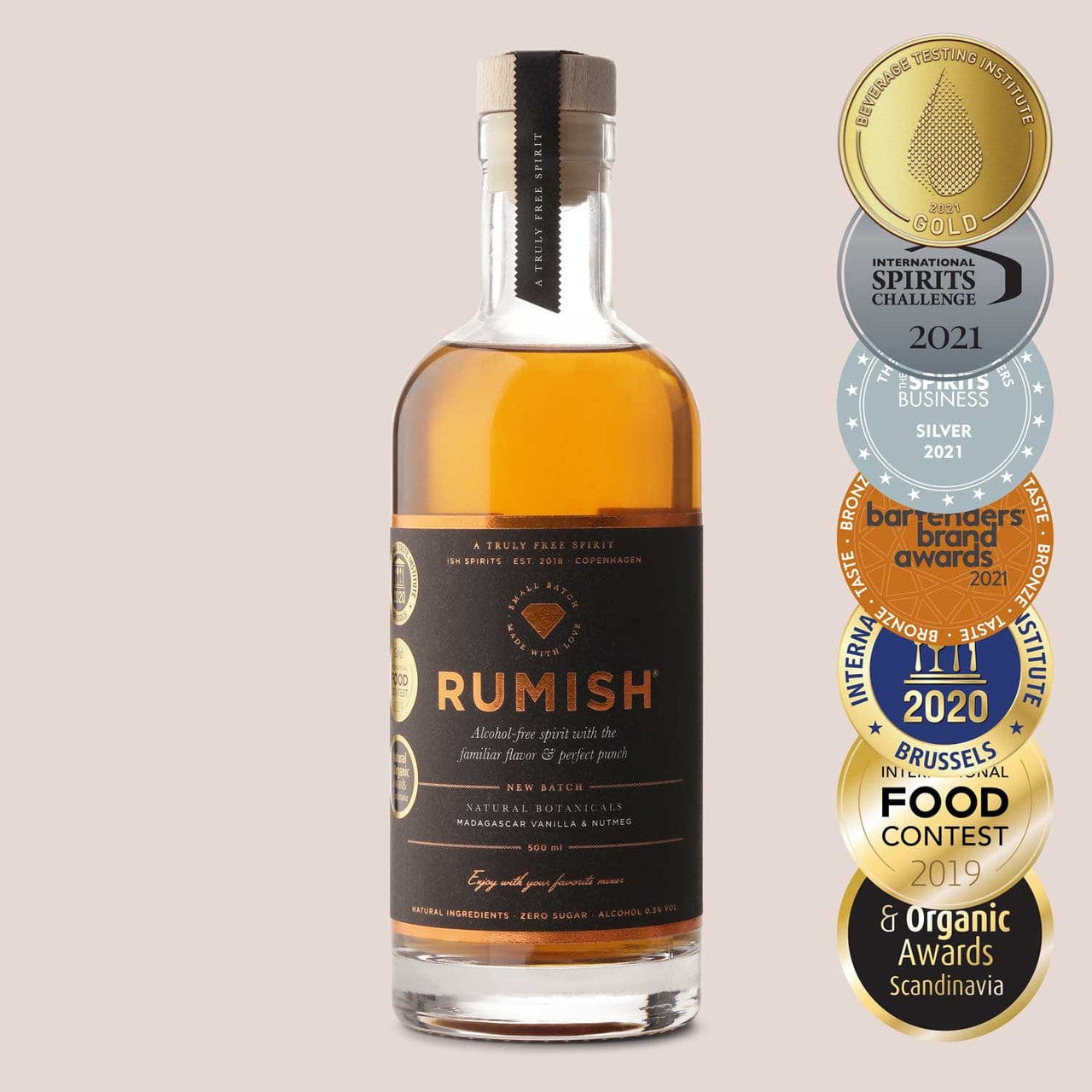 Cocktail Mixer Rumish Non-Alcoholic Spirit Rum