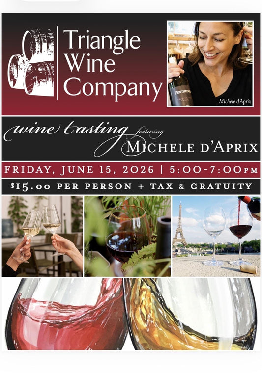 Event Tickets (06/12/26) $15 Wine Tasting Pop-UP w/ Michele D' Aprix-Cary