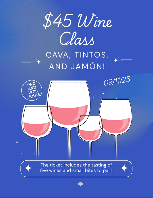 Event Tickets (09/11/25) $45 Cava, Tintos, and Jamón-Cary