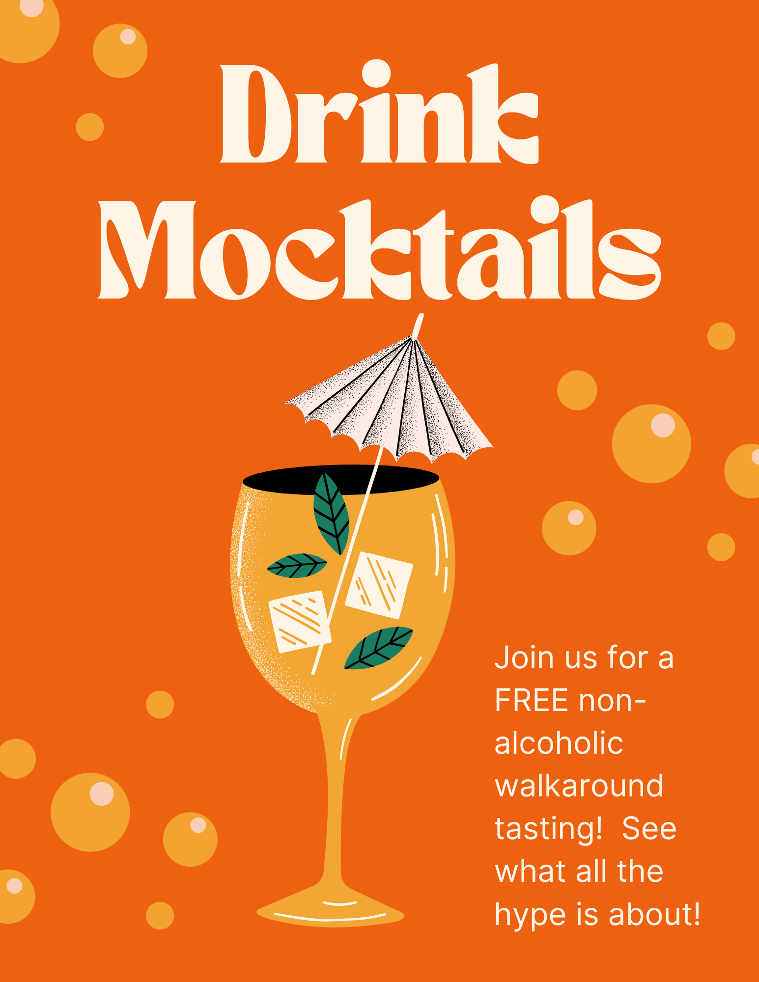 Event Tickets (1/11/25) Free Non-Alcoholic Walkaround Tasting-Cary