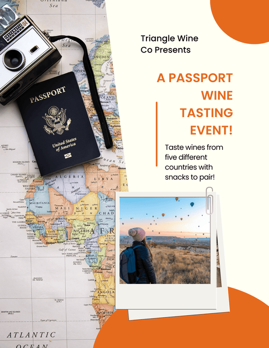 Event Tickets (10/26/24) $45 Trip Around the World Passport Tasting-Cary