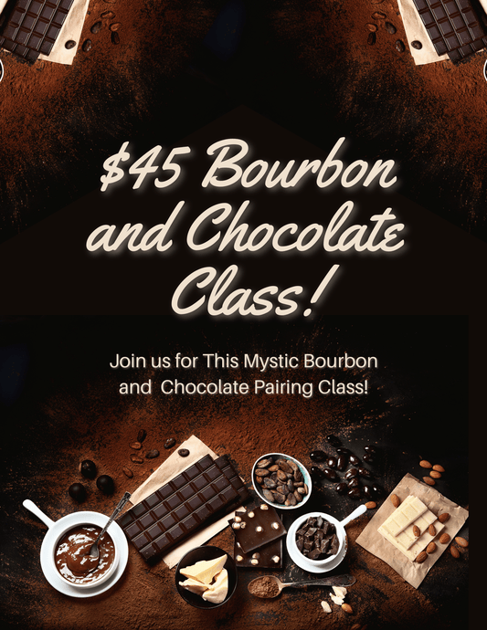 Event Tickets $45 (02/08/25) Chocolate and Mystic Bourbon Cocktail Class-Cary