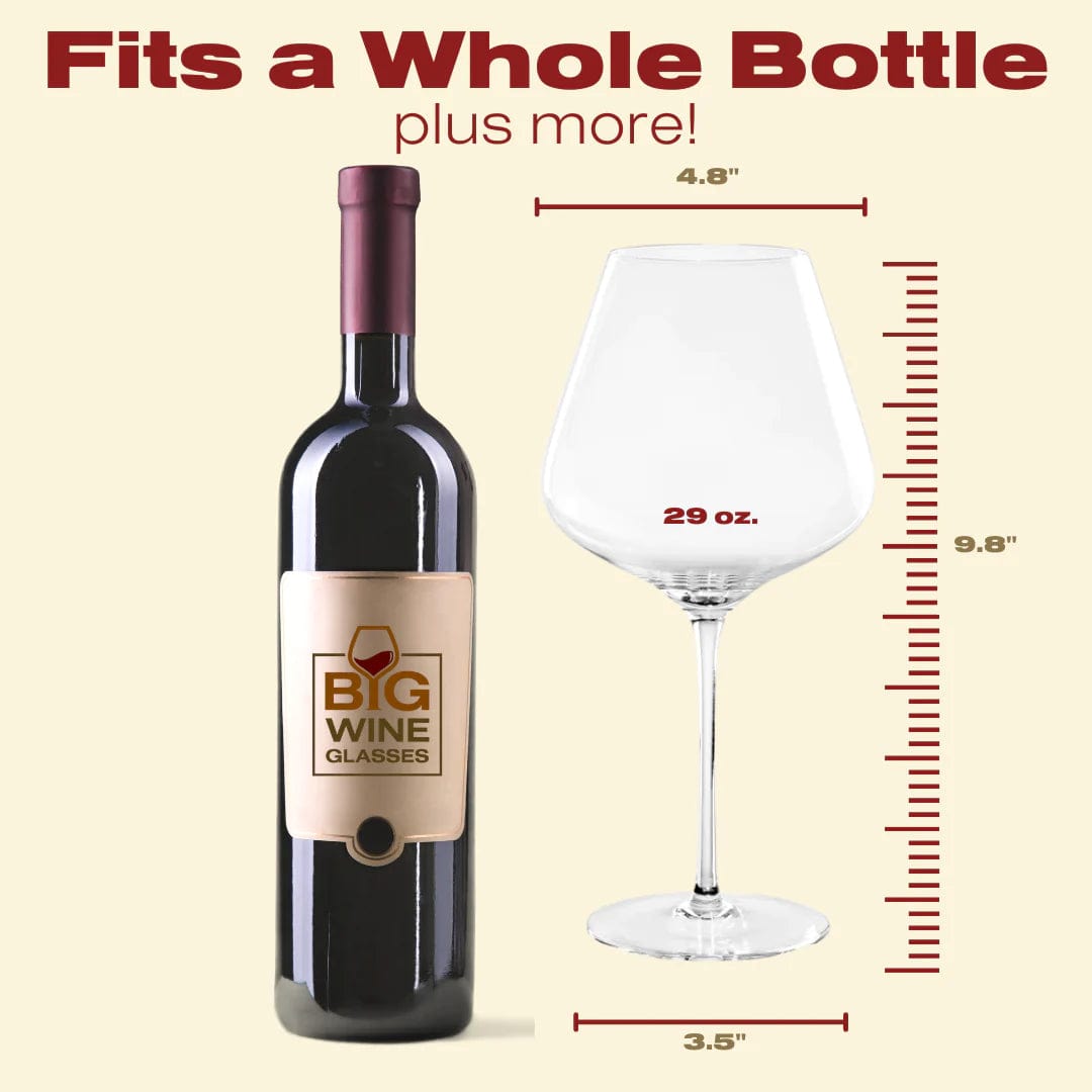 Glass Big Wine Glasses Balthazar Set of 2