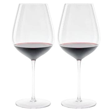 Glass Big Wine Glasses Imperial Set of 2