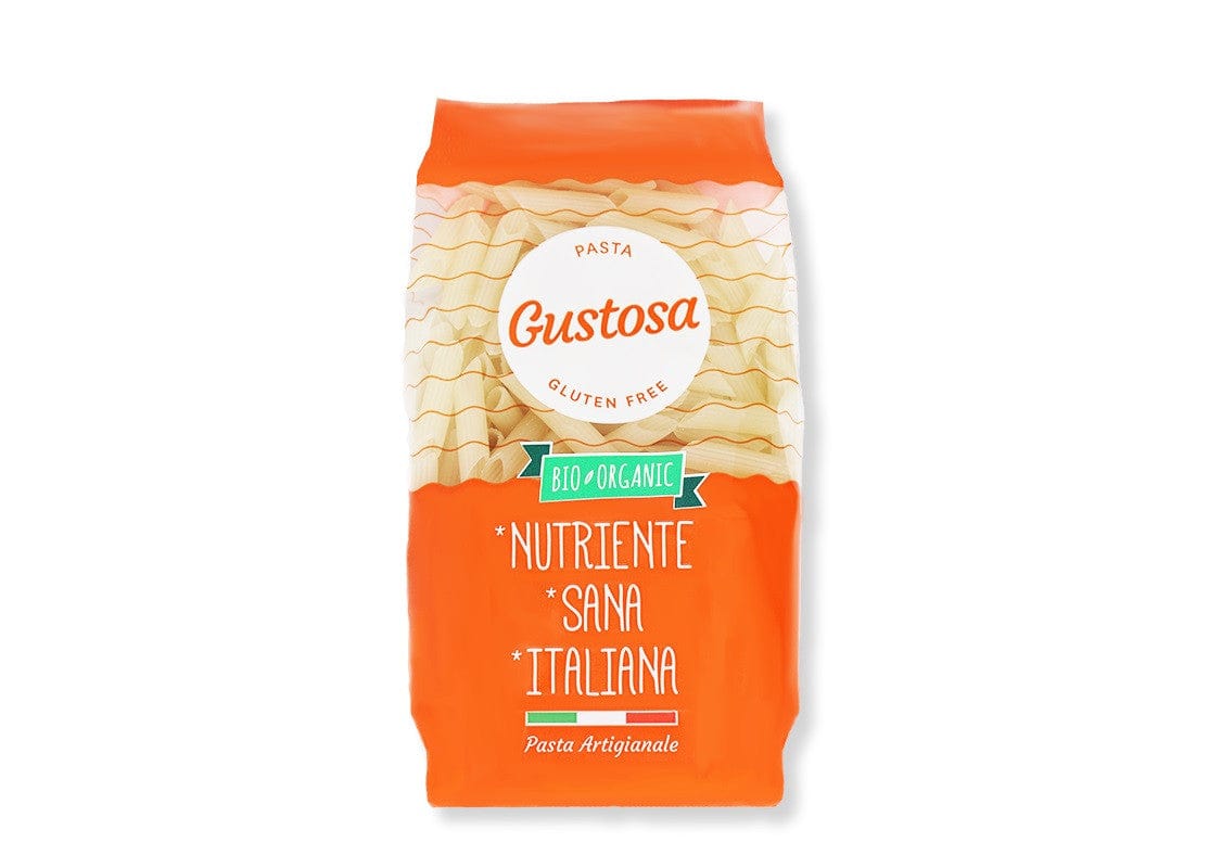 Rice Pasta Gustosa Penne Rigate Organic Rice 300g