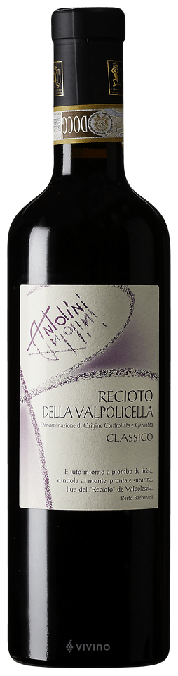Wine Antolini Recioto della Valpolicella Classico DOCG 500ml