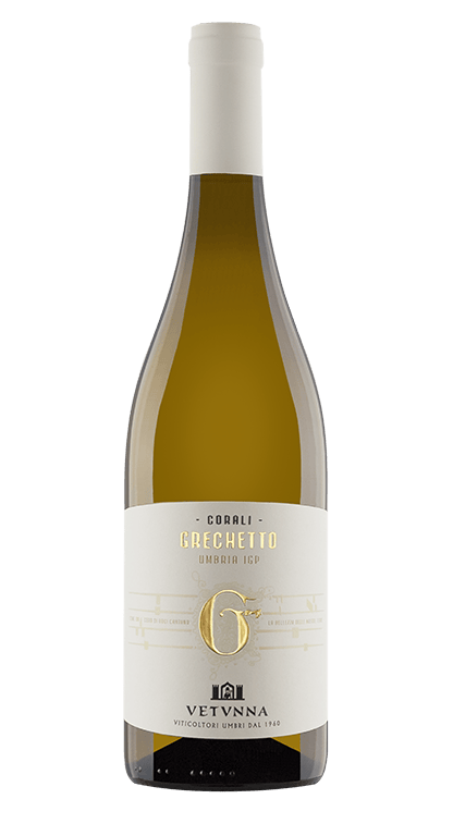 Wine Cantina Vettuna Corali Grechetto Umbria IGP