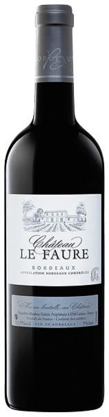 Wine Chateau Le Faure Bordeaux Rouge