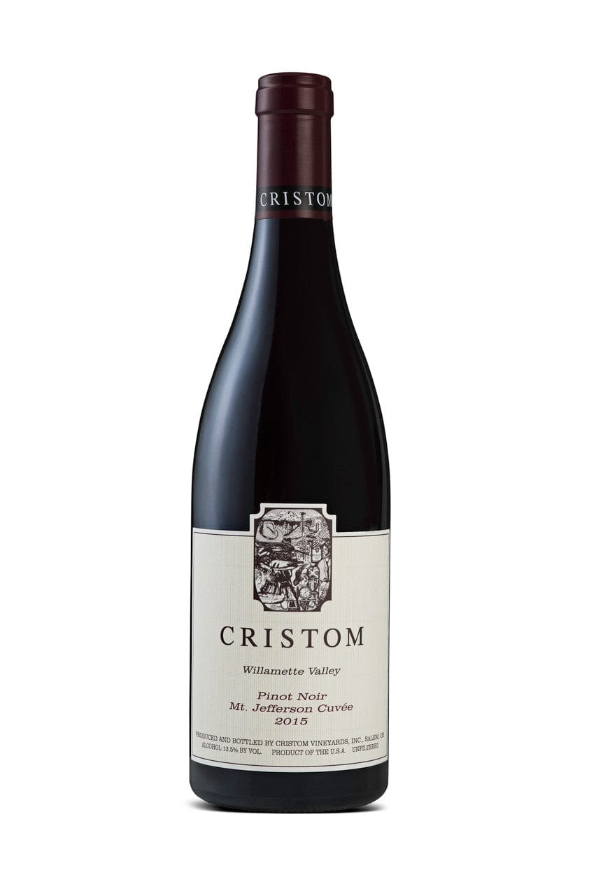 Wine Cristom Mt Jefferson Cuvee Pinot Noir Willamette Valley