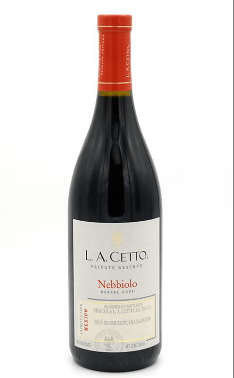 Wine L.A. Cetto Nebbiolo Private Reserve Valle de Guadalupe