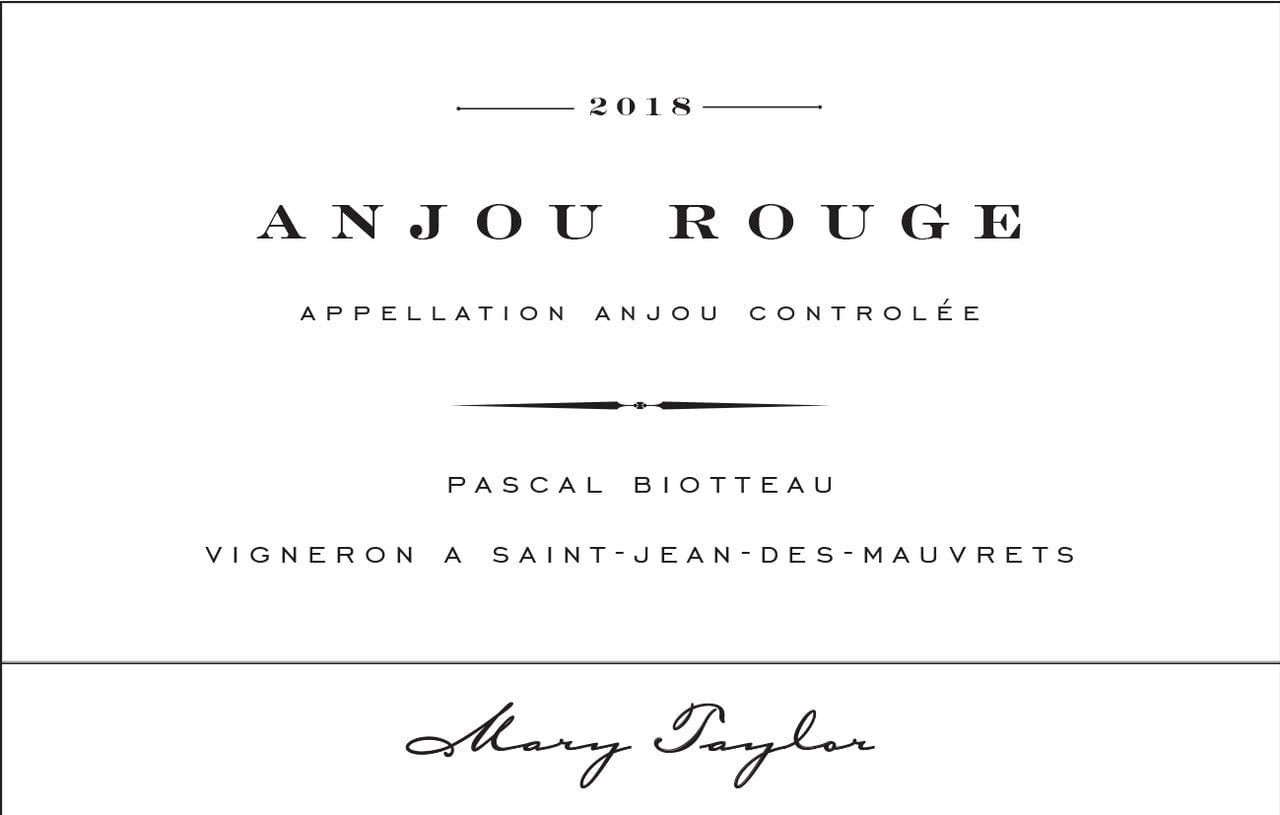 Wine Mary Taylor-Pascal Biotteau Anjou Rouge