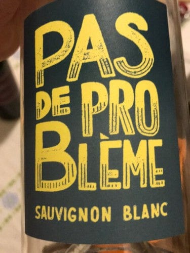 Wine Pas de Probleme Sauvignon Blanc