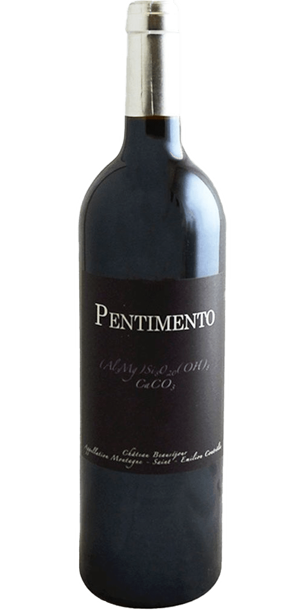 Wine Pentimento Montagne-Saint-Emilion